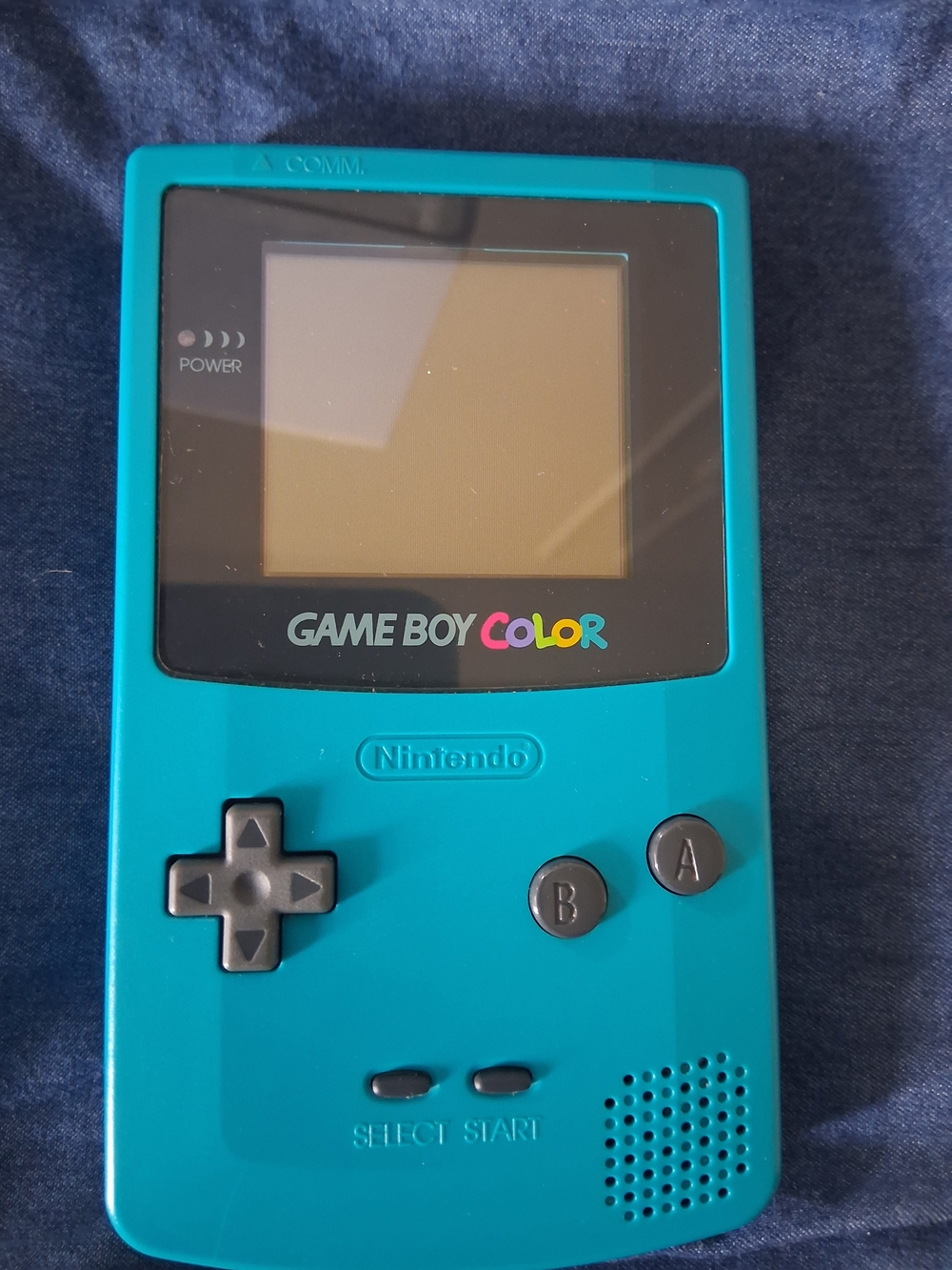 Nintendo Game Boy Color Bright Teal Handheld Console - Picture 3 of 5
